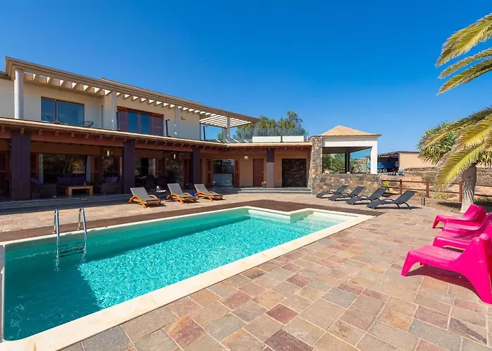 Villa Atlanntes Con Piscina En Fuerteventura Triquivijate